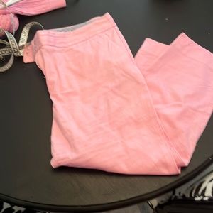 Dress up or casual pink slim crops by Talbots.